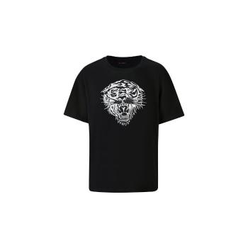 Ed Hardy  Tiger-glow t-shirt black  Tričká s krátkym rukávom Čierna