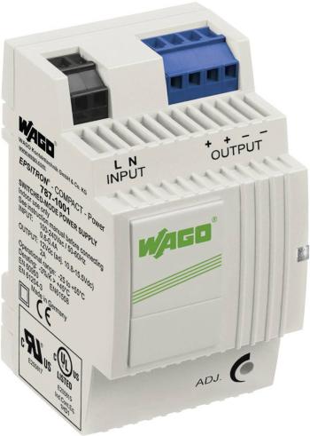 WAGO EPSITRON® COMPACT POWER 787-1001 sieťový zdroj na montážnu lištu (DIN lištu)  12 V/DC 2 A 24 W 2 x