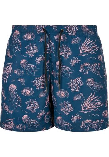 Urban Classics Pattern Swim Shorts nautical aop - S