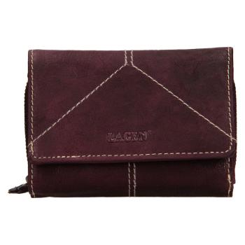 Lagen dámska peňaženka kožená LG-2522 Plum