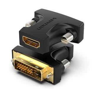 Vention HDMI (F) to DVI (24 + 1) Male Adaptér Black (AILB0)