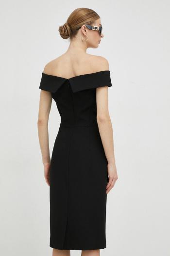 Šaty Ivy Oak čierna farba, mini, priliehavá