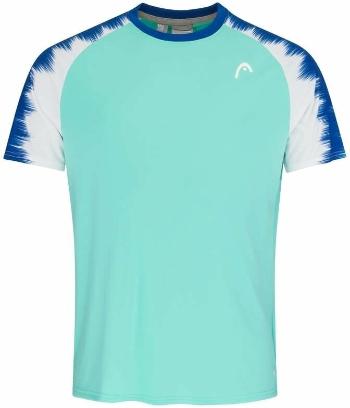 Head Topspin T-Shirt Men Turquiose/Print Vision 2XL