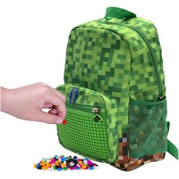 Pixie Crew, detský batoh Adventure zelená kocka (0702811692954)