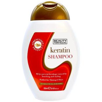 BEAUTY FORMULAS Šampón s keratínom na poškodené vlasy 250 ml (5012251013567)