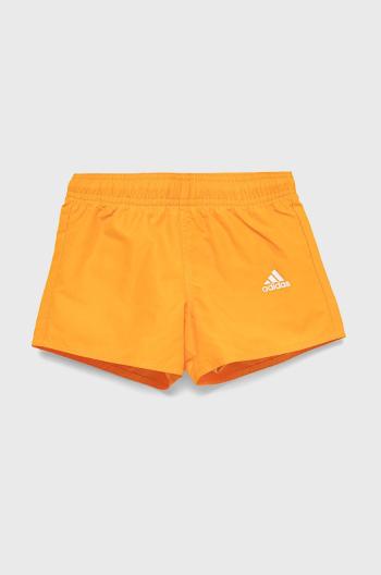 Detské plavkové šortky adidas Performance HD7366 oranžová farba