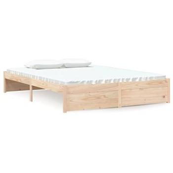 Rám postele masívne drevo 135 × 190 cm Double, 814924