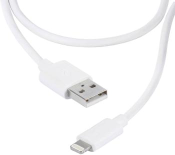 Vivanco #####USB-Kabel USB 2.0 #####USB-A Stecker, #####Apple Lightning Stecker  1.20 m biela