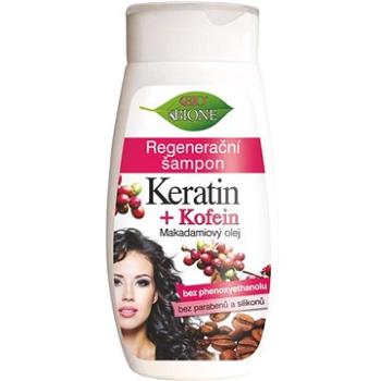 BIONE COSMETICS Bio Keratin + Kofein Regeneračný výživný šampón 260 ml (8595061610586)