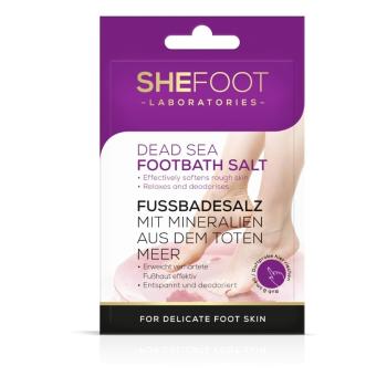 SHEFOOT Soľ do kúpeľa na nohy z Mŕtveho mora 55 ml