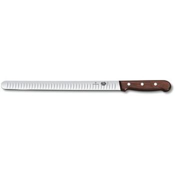 Victorinox nôž kuchynský na lososa vrúbkované ostrie 30 cm s drevenou rukovaťou (5.4120.30)