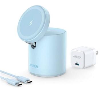 Anker PowerWave Mag-Go 2-in-1 Dock Blue (B2568331)