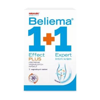 Beliema Effect PLUS 7 vaginálních tabliet + Expert Intim krém 30 ml, 1 set