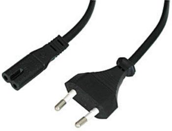 LINDY napájací prepojovací kábel [1x Euro zástrčka - 1x IEC C7 zásvuka] 3.00 m čierna
