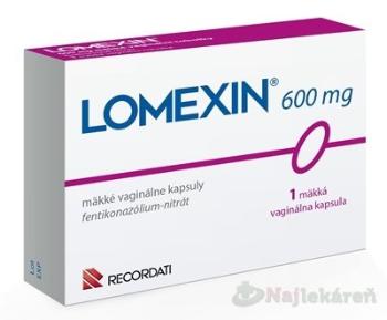 LOMEXIN pri vaginálnej kvasinkovej infekcii 600 mg 1 kapsula