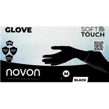 Novon Professional Jednorazové rukavice čierne veľ. M 100 ks (4251485906851)