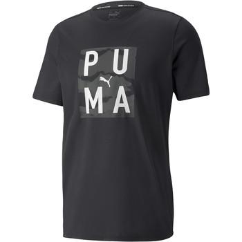 Puma  Tielka a tričká bez rukávov Graphic  Čierna