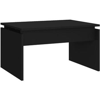 SHUMEE Konferenčný stolík čierny 68 × 50 × 38 cm drevotrieska, 808333