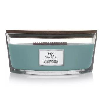 WoodWick Vonná sviečka loď Evergreen Cashmere 453,6 g