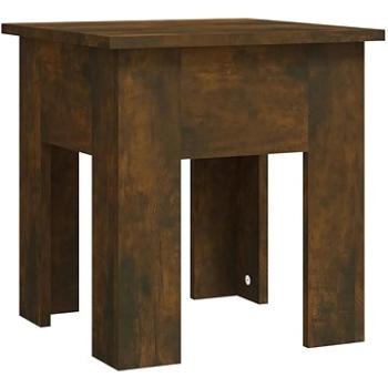 SHUMEE Konferenčný stolík dymový dub 40 × 40 × 42 cm drevotrieska, 813071