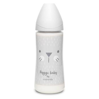 SUAVINEX Hygge premium fľaša L fúzy šedá 4m+ 360 ml