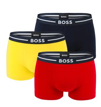 BOSS - boxerky 3PACK cotton stretch BOLD spring color combo - limitovaná fashion edícia (HUGO BOSS)-M (83-89 cm)