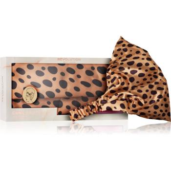 Revolution Haircare Curl Protector Satin Headband saténová čelenka pre vlnité a kučeravé vlasy odtieň Animal Print 1 ks