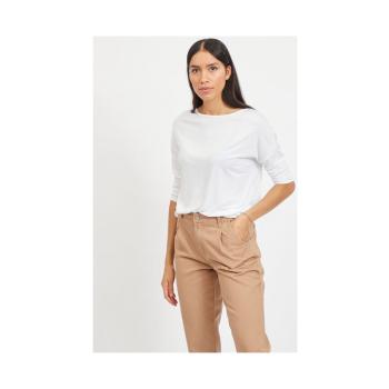 Vila  Scoop Top O Neck - White  Blúzka Biela