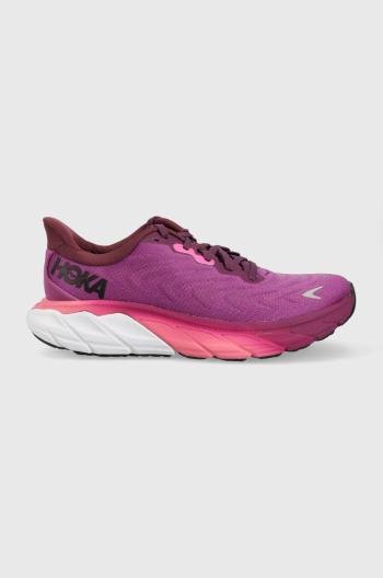 Bežecké topánky Hoka Arahi 6 fialová farba,