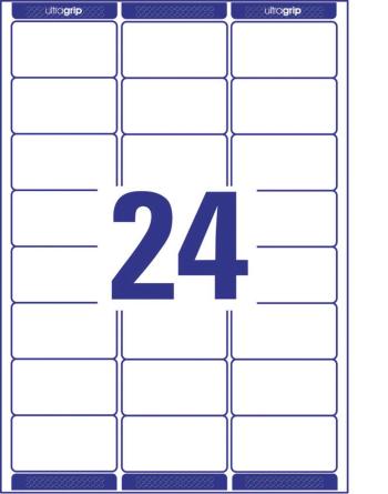 Avery-Zweckform L7159-100 etikety 63.5 x 33.9 mm papier  biela 2400 ks permanentné adresná nálepky, univerzálne etikety