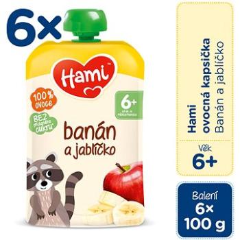 Hami Banán a jabĺčko 6× 100 g (5900852055096)