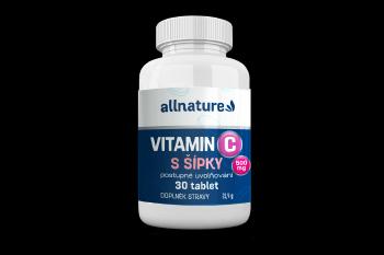 ALLNATURE Vitamín C so šípkami 500 mg 30 tabliet