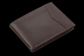 Hnědá pánská kožená peněženka s vnitřní zápinkou 513-12809-47