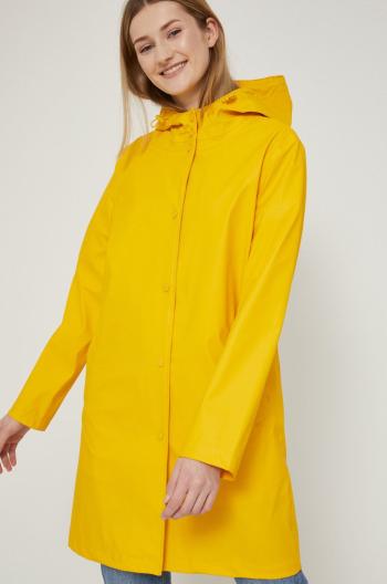 Nepremokavý kabát Medicine dámsky, žltá farba, prechodný