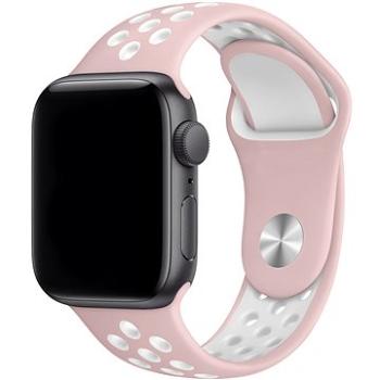 Eternico Sporty na Apple Watch 42 mm/44 mm/45 mm  Cloud White and Pink (AET-AWSP-WhPi-42)