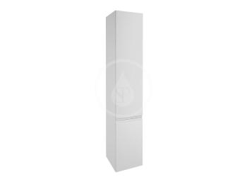 Kielle - Aura Vysoká skrinka závesná, 157x30x32 cm, lesklá biela 50202010