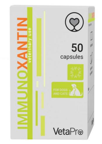 VetaPro ImmunoXantin výživový doplnok na posilnenie imunity pre psy a mačky 50cps