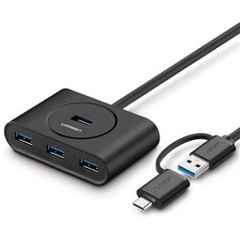 Ugreen USB 3.0 A With USB-C Adaptér 4 Ports HUB (40850)