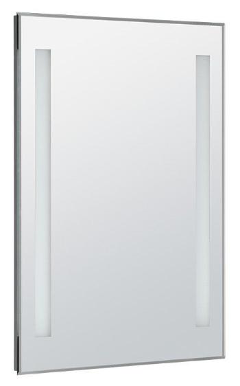 AQUALINE - LED podsvietené zrkadlo 50x70cm, gombíkový vypínač ATH5
