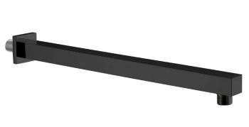 SAPHO - Sprchové ramienko hranaté, 400mm, čierna matná SL102