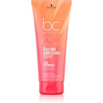 Schwarzkopf Professional BC Bonacure Sun Protect šampón na vlasy a telo 200 ml