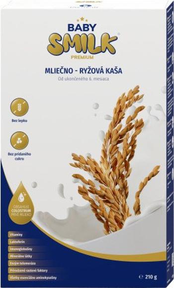 Babysmilk Premium mliečno - ryžová kaša 210 g