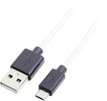 LogiLink #####USB-Kabel USB 2.0 #####USB-A Stecker, #####USB-Micro-B Stecker 1.80 m čierna