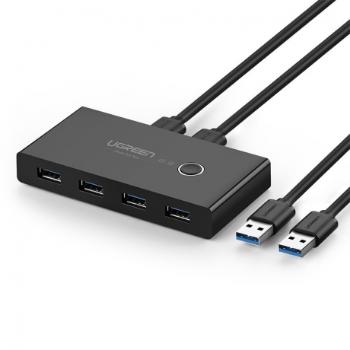 Ugreen US216 HUB adaptér 4x USB 3.0 Gen 1, čierny (US216 30768)