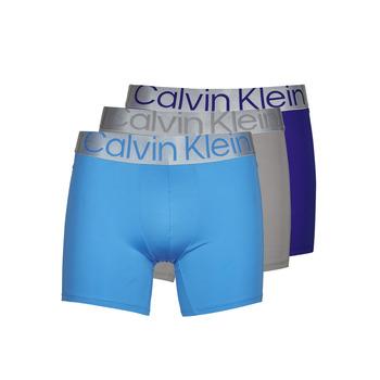 Calvin Klein Jeans  Boxerky BOXER BRIEF 3PK X3  Modrá