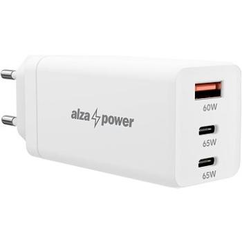 AlzaPower G165 GaN Fast Charge 65 W biela (APW-CCG165W)