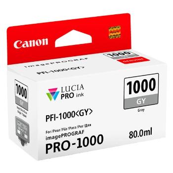 CANON PFI-1000 GY - originálna cartridge, sivá, 1465 strán