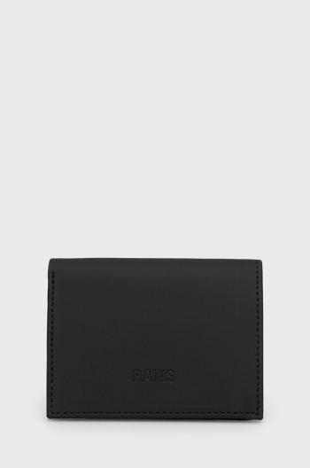 Peňaženka Rains 16020 Folded Wallet čierna farba