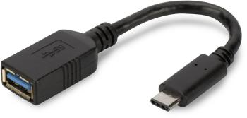 Digitus USB 3.0 adaptér [1x USB 3.2 gen. 1 zásuvka A - 1x USB 3.0 zástrčka C] AK-300315-001-S guľatý, obojstranne zapoji