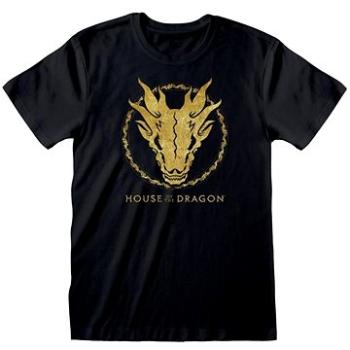 House of The Dragon – Gold Ink Skull – tričko (GMERCHc1007nad)